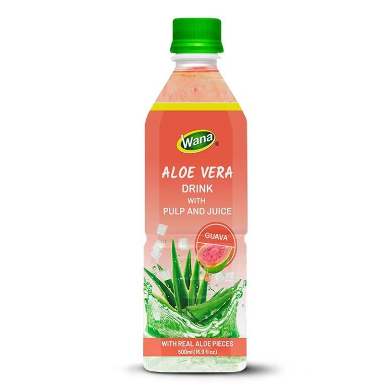 500ML – Aloe Vera Drink with Pulp and Guava Juice
